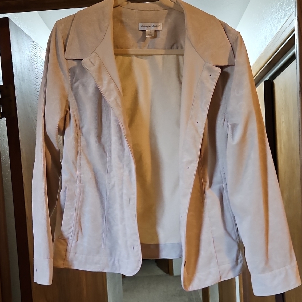 CJ Banks Light Cream Blazer